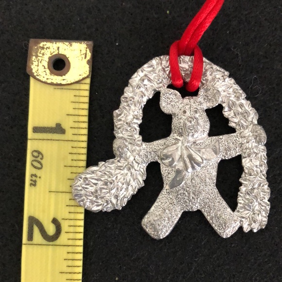 Salisbury Pewter Bear Christmas Ornament - Picture 5 of 5